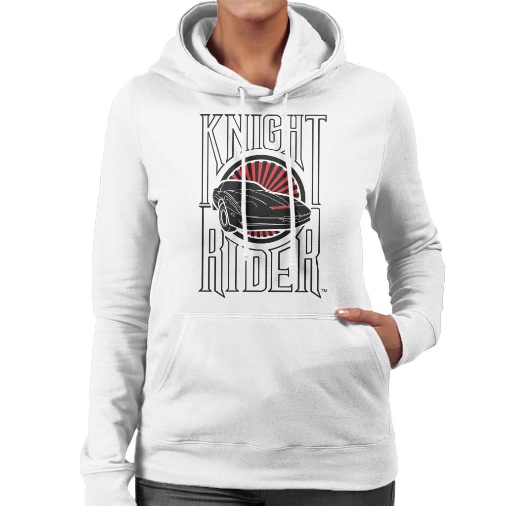 Knight Rider Text And Logo Women's Hooded Sweatshirt product image 1