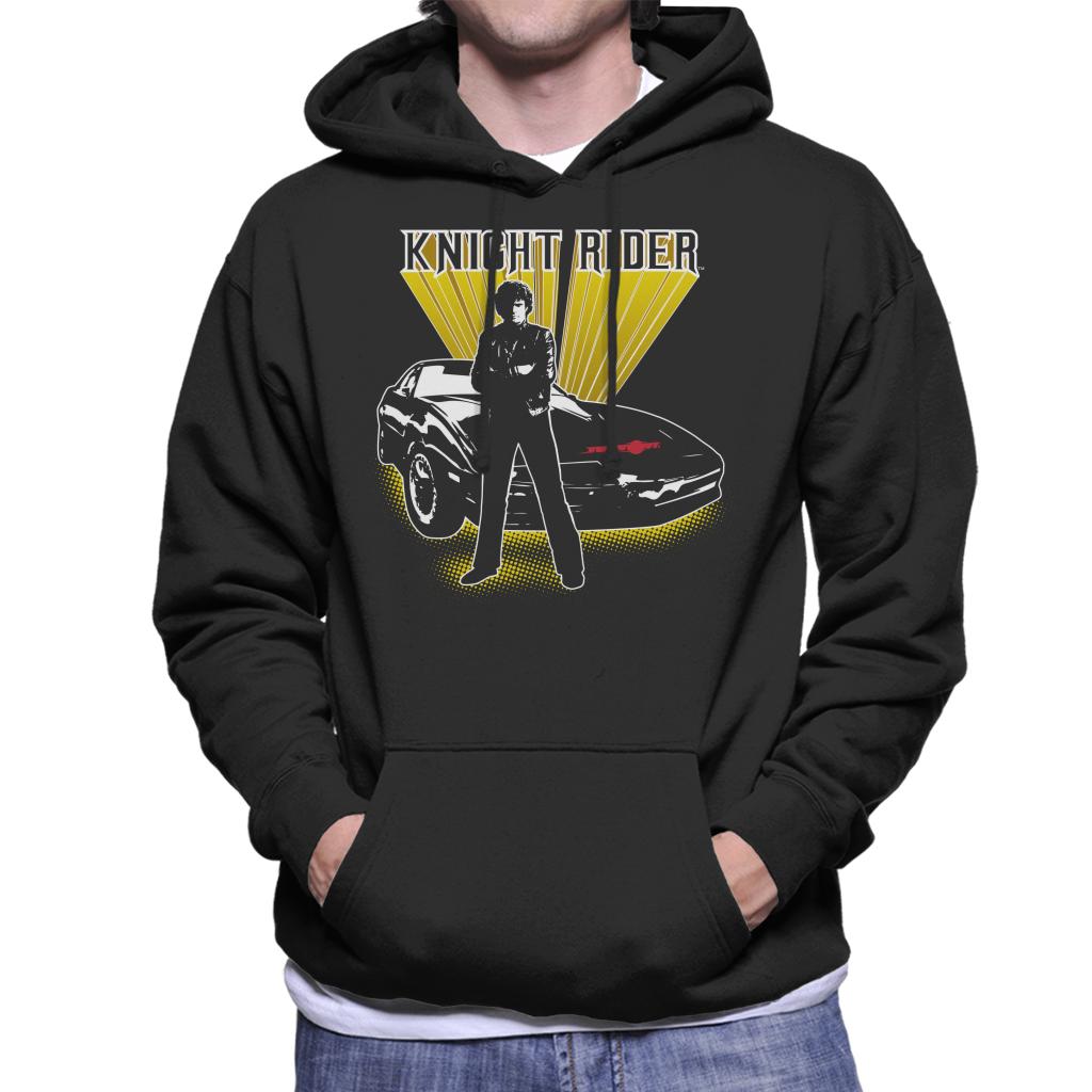 Knight Rider Michael Yellow Glow Men's Hooded Sweatshirt product image 1