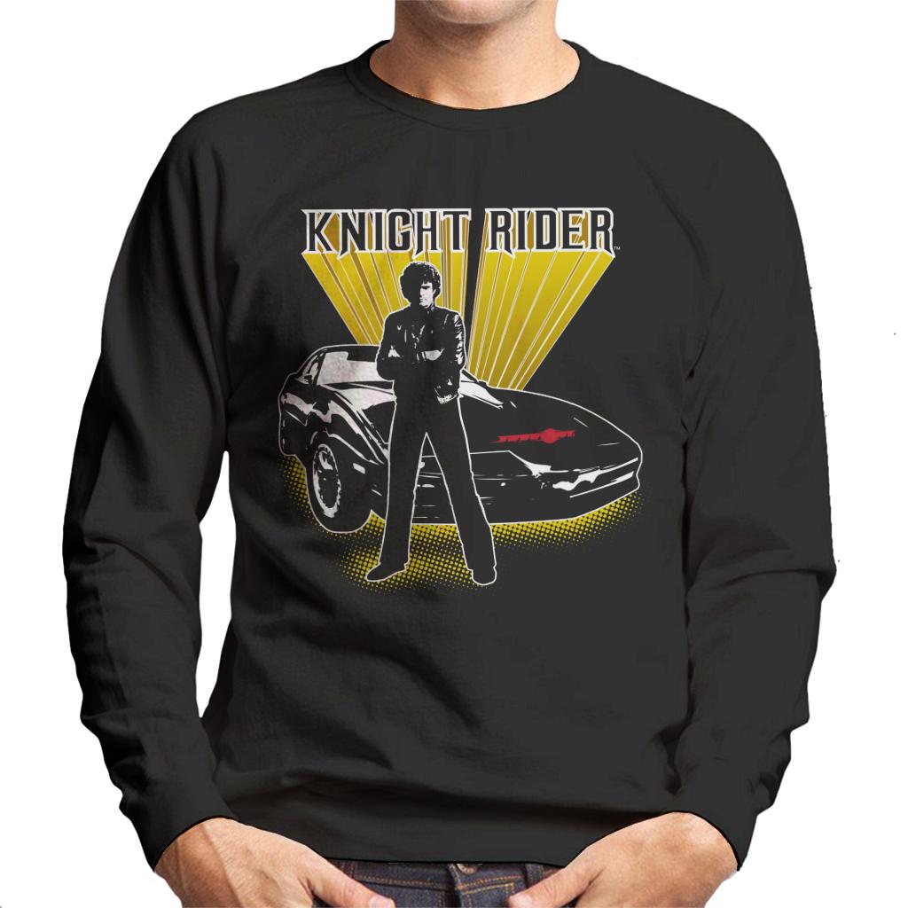 Knight Rider Michael Yellow Glow Men's Sweatshirt product image 1