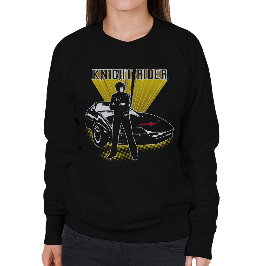 Knight Rider Michael Yellow Glow Women's Sweatshirt product image 1