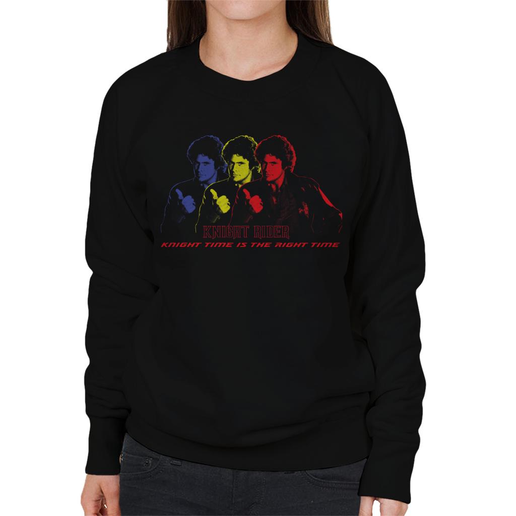 Knight Rider Time Is The Right Women's Sweatshirt product image 1
