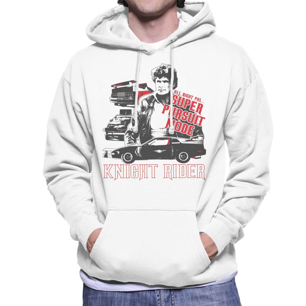 Knight Rider All Right Pal Super Pursuit Mode Men's Hooded product image 4