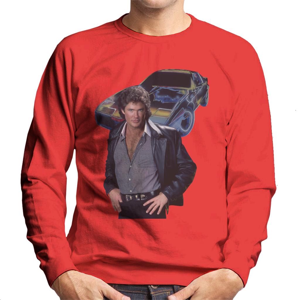 Knight Rider Michael And KITT Men's Sweatshirt product image 4