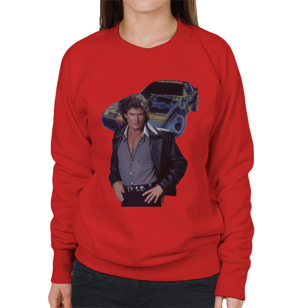 Knight Rider Michael And KITT Women's Sweatshirt product image 4