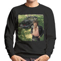 Knight Rider Michael Smiling With KITT Men's Sweatshirt product image 1