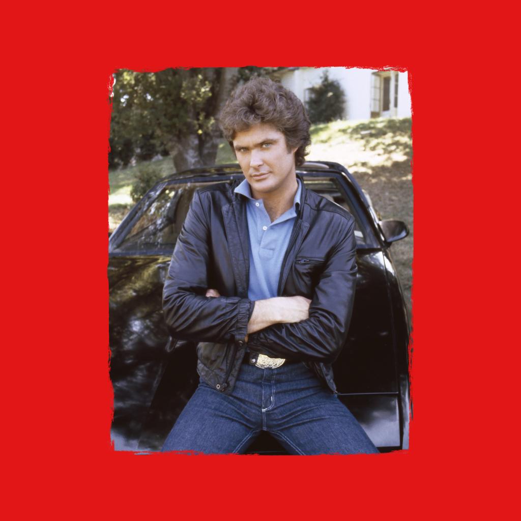 Knight Rider Michael Leaning On KITT Women's Sweatshirt product image 5