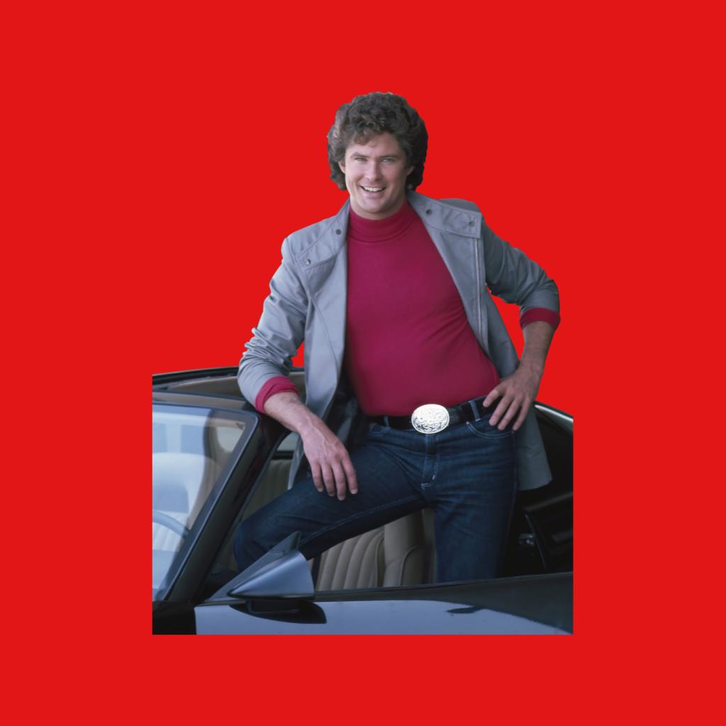 Knight Rider Michael Posing In KITT Women's T-Shirt product image 5