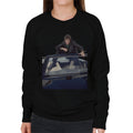 Knight Rider Michael Sitting In KITT Women's Sweatshirt product image 1