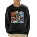 Justice League Christmas Naughty Or Nice Kid's Sweatshirt product image 1