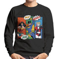 Justice League Christmas Naughty Or Nice Men's Sweatshirt product image 1