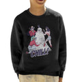 Justice League Christmas Building A Snowman Kid's Sweatshirt product image 1