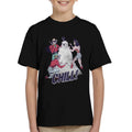 Justice League Christmas Building A Snowman Kid's T-Shirt product image 1