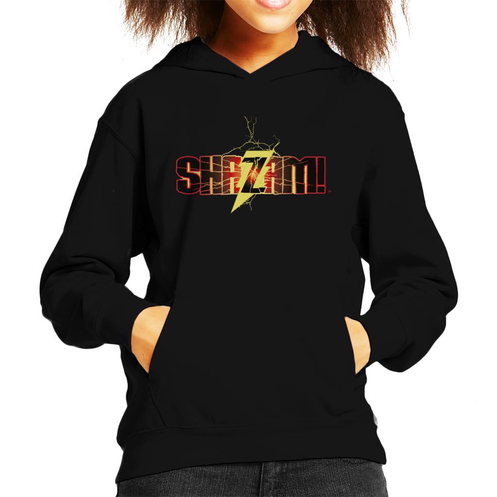Justice League Shazam Logo Kid's Hooded Sweatshirt product image 1