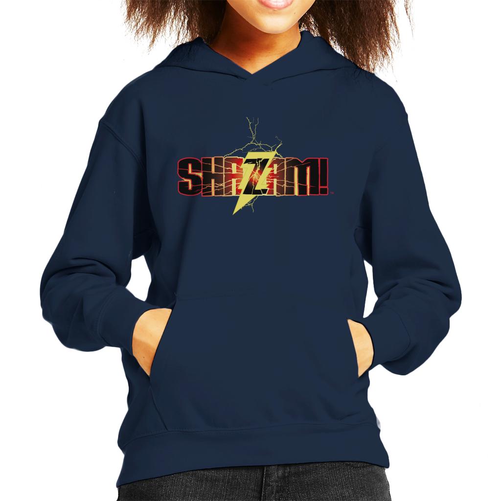 Justice League Shazam Logo Kid's Hooded Sweatshirt product image 4