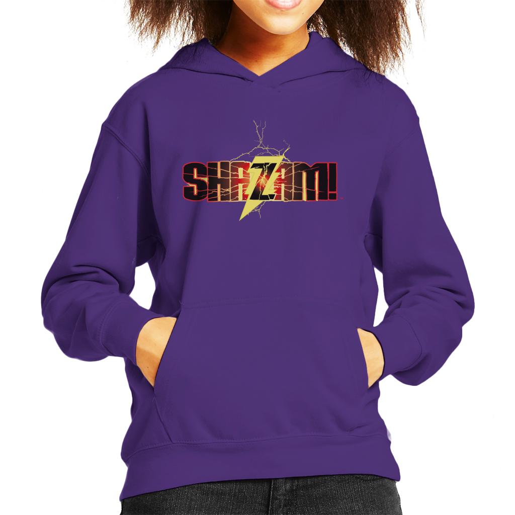 Justice League Shazam Logo Kid's Hooded Sweatshirt product image 6