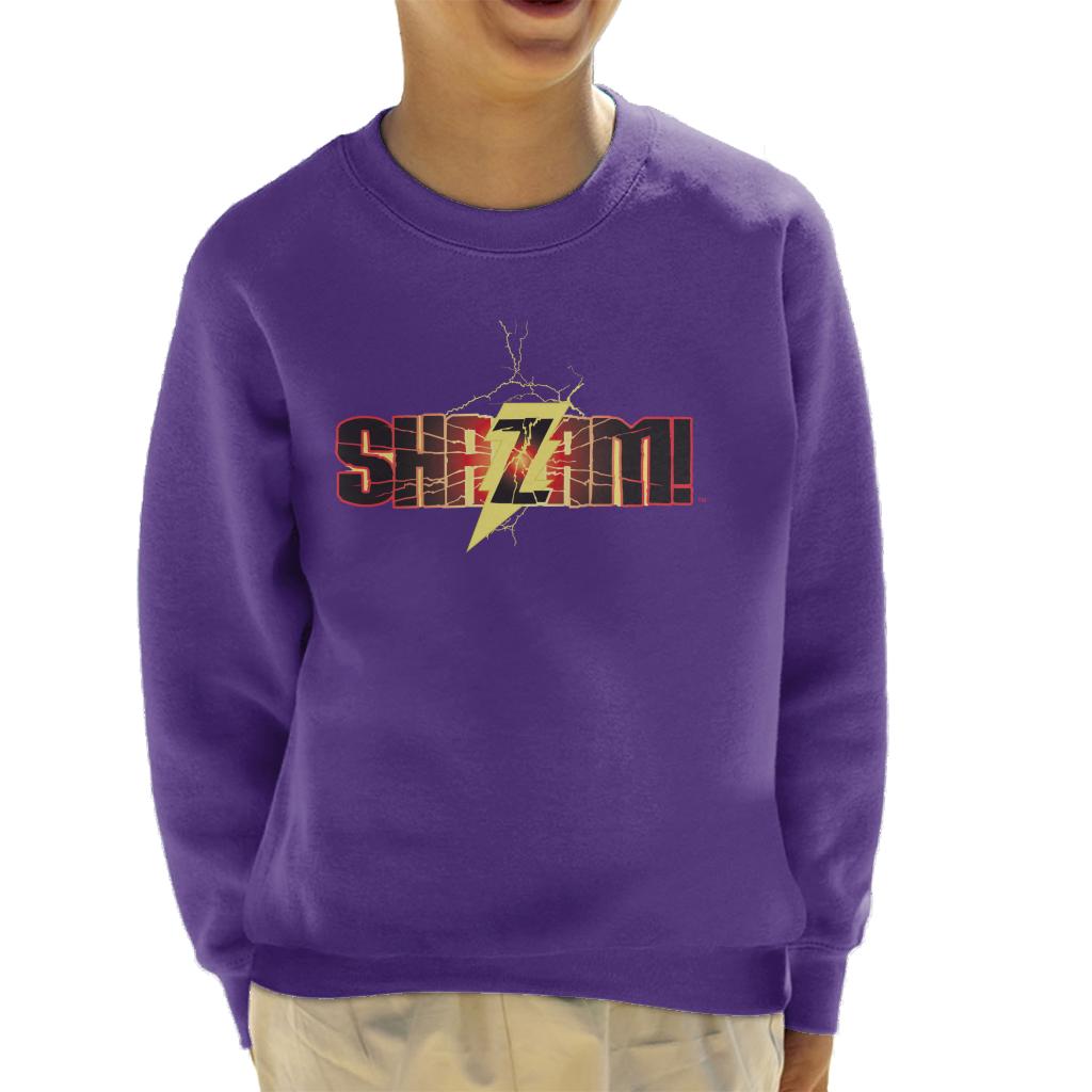 Justice League Shazam Logo Kid's Sweatshirt product image 6