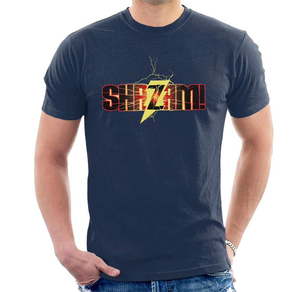 Justice League Shazam Logo Men's T-Shirt product image 4