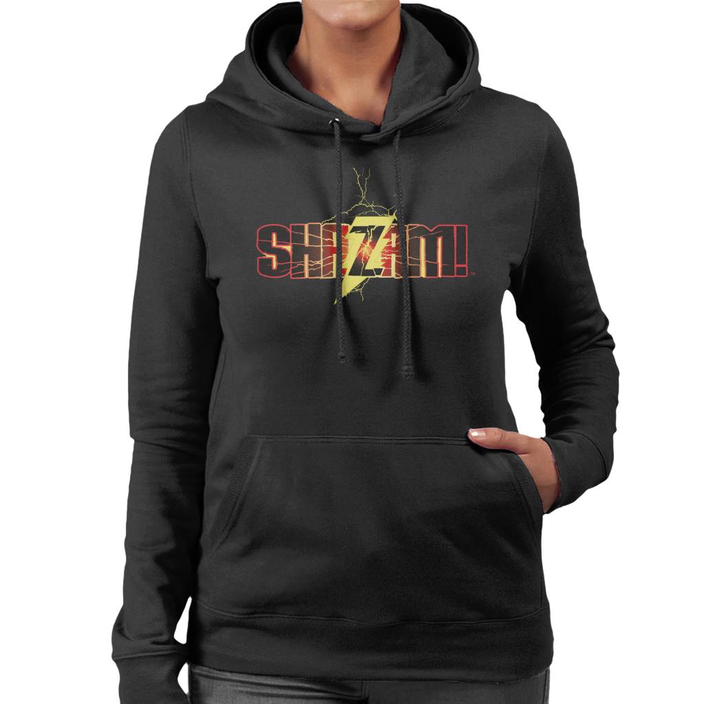Justice League Shazam Logo Women's Hooded Sweatshirt product image 1