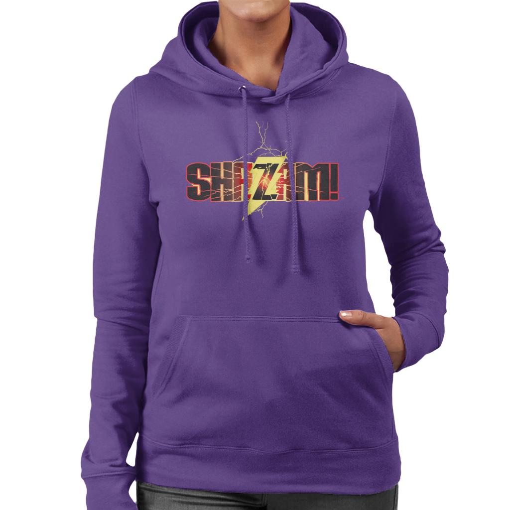 Justice League Shazam Logo Women's Hooded Sweatshirt product image 6